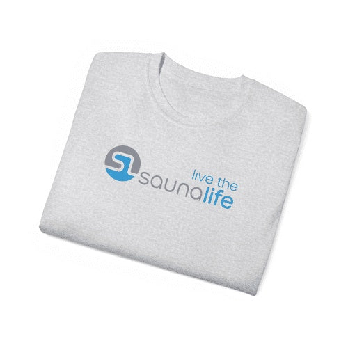 SaunaLife Premium Graphic T-Shirt, 100% Cotton, Ash Gray