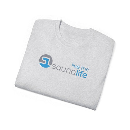 SaunaLife Premium Graphic T-Shirt, 100% Cotton, Ash Gray