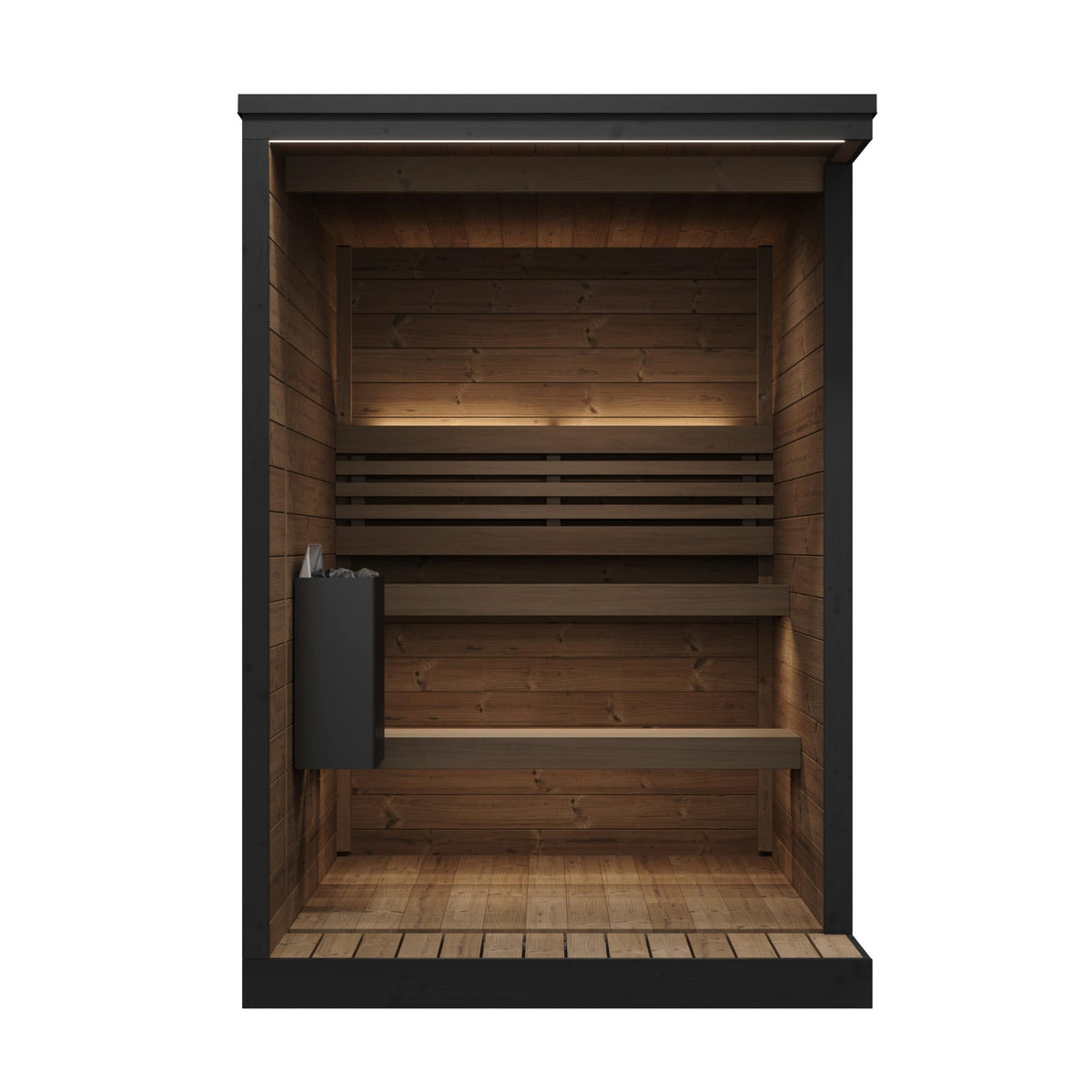 SaunaLife Model GL4 Garden Luxury Series Outdoor Home Sauna Kit