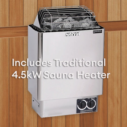 Finnmark FD-5 Trinity XL 4-Person Infra-Steam Combination Sauna - 03_detail_harvia_heater.jpg