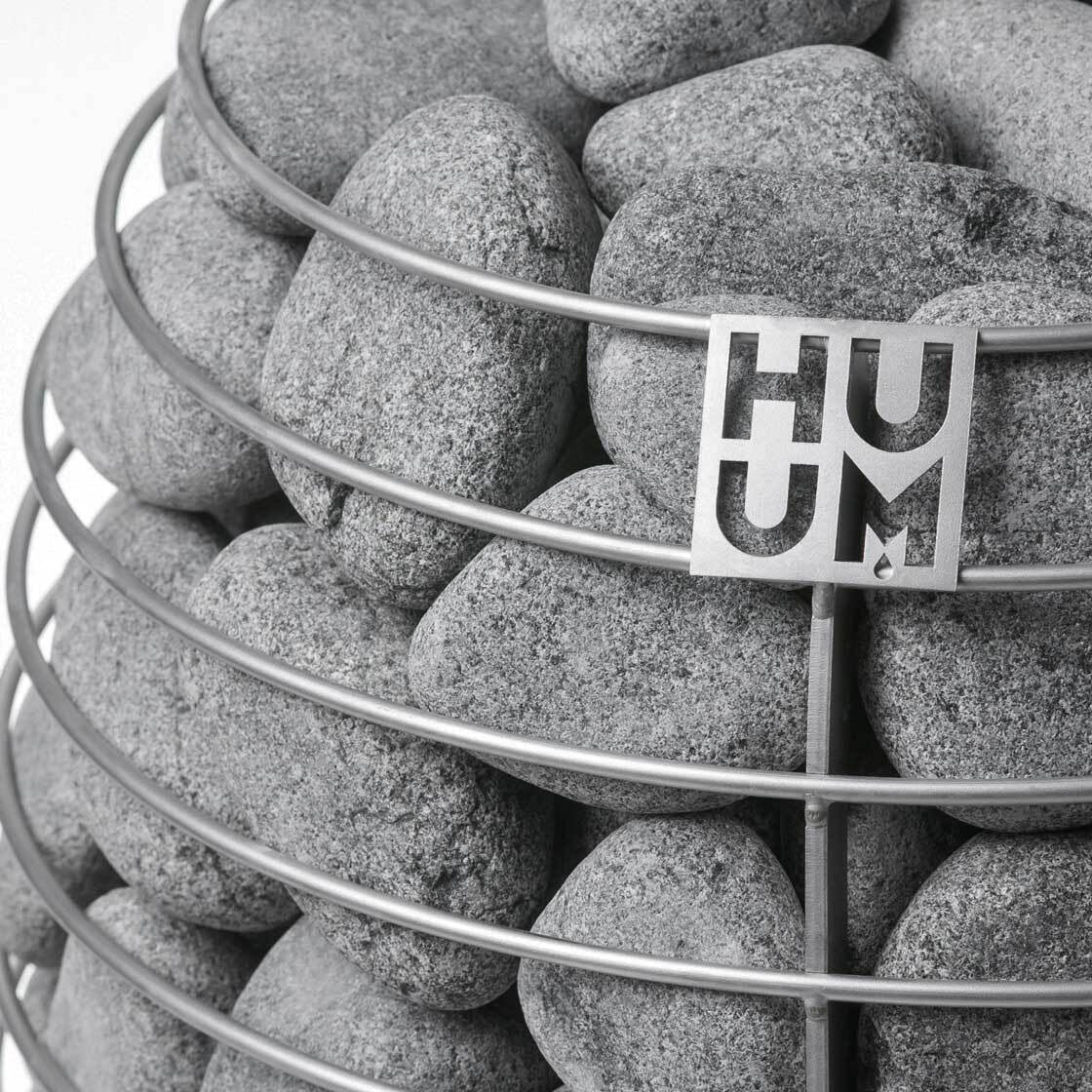HUUM Sauna Heater Stones, Rounded Olivine Diabase (33 lbs) - 03_detail_texture.jpg
