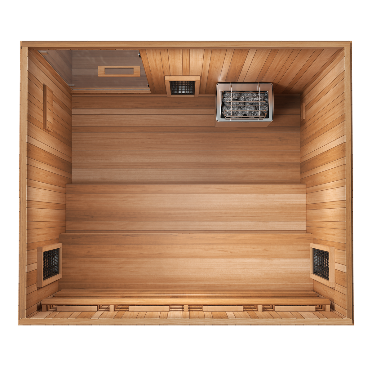 Finnmark FD-5 Trinity XL 4-Person Infra-Steam Combination Sauna - 03_detail_top_view.png
