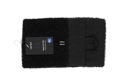 Rento Double-Lined Linen Terry Sauna Wash Mitten - Black