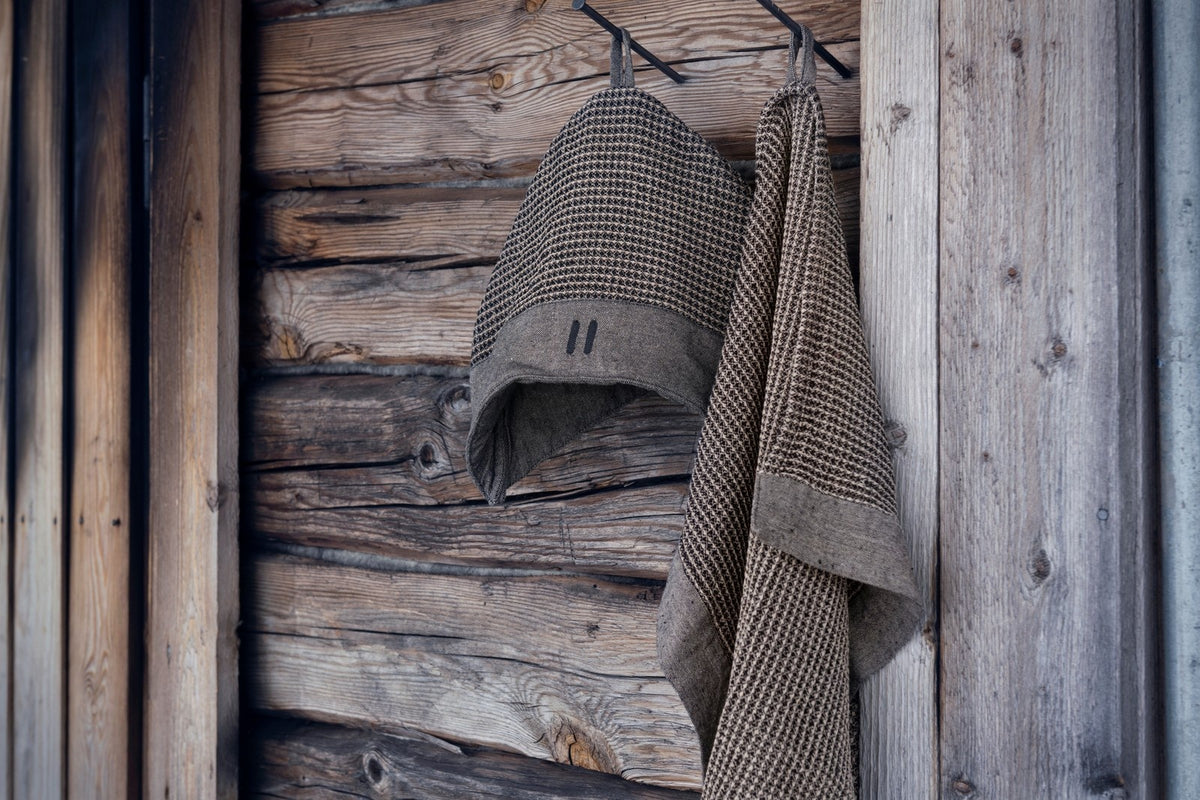 Rento Kenno Recycled Cotton Sauna Hat - Brown