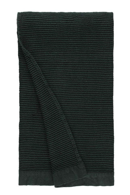 Rento Kenno Recycled Cotton Oversized Sauna Bath Towel 71" x 36" - Dark Green