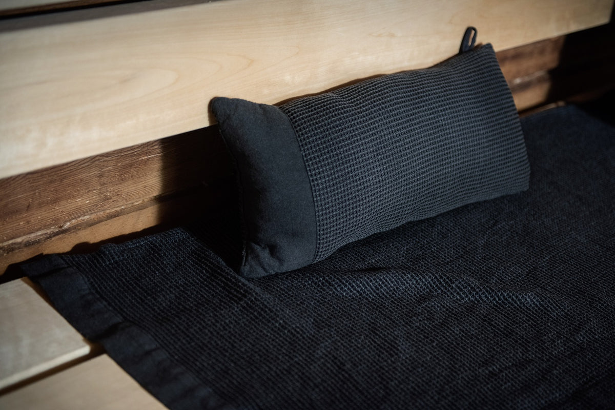 Rento Kenno Recycled Cotton Sauna Seat Cover 20" x 24" - Grey