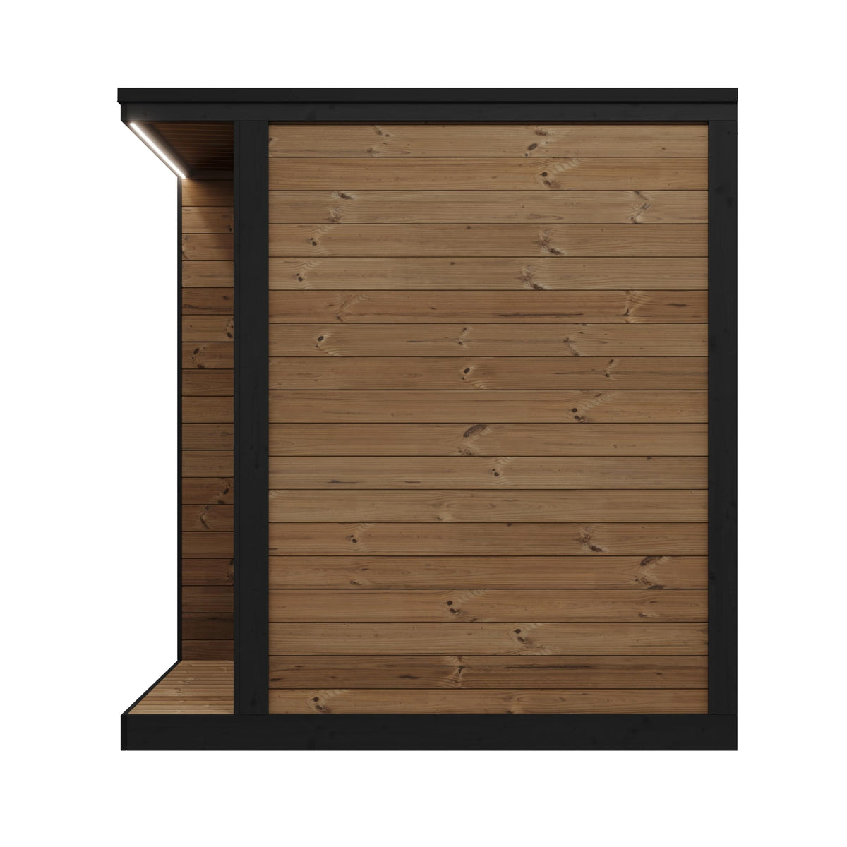 SaunaLife Model GL4 Garden Luxury Series Outdoor Home Sauna Kit