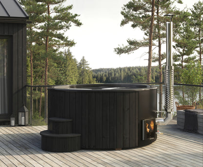 SaunaLife Model S6 Soak Series Home Wood-Burning Hot Tub