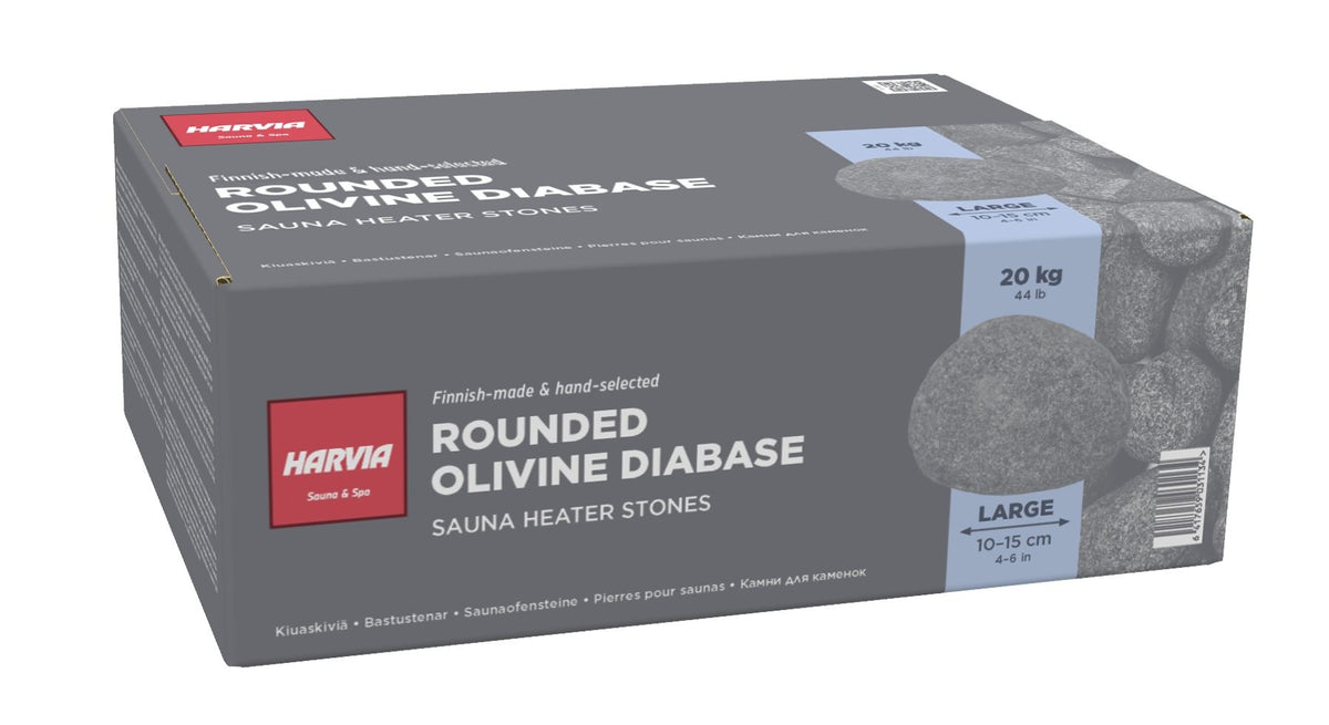 Harvia Olivine Diabase Sauna Heater Stones, Rounded, 10-15cm - 04_view.jpg