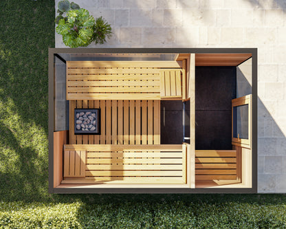 ThermaSol Ombra Outdoor Sauna Cabin - 04_view_thermasol-ombra-sauna---top-view.jpg