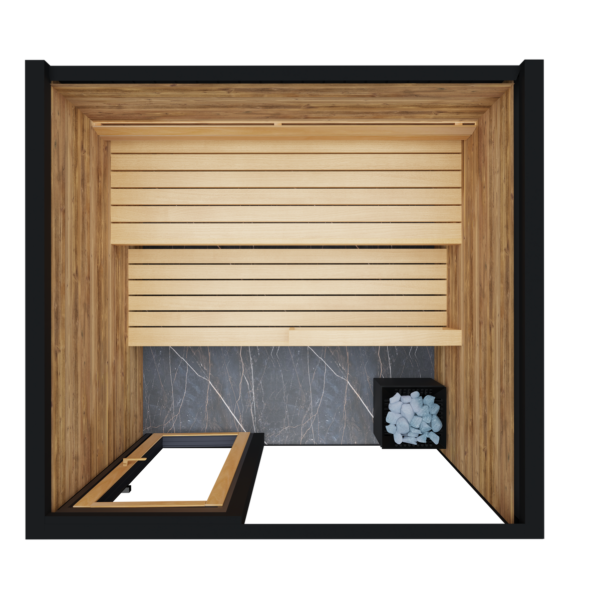 ThermaSol Spectra Outdoor Sauna Cabin - 07_view_thermasol-spectra-sauna---top-view.png