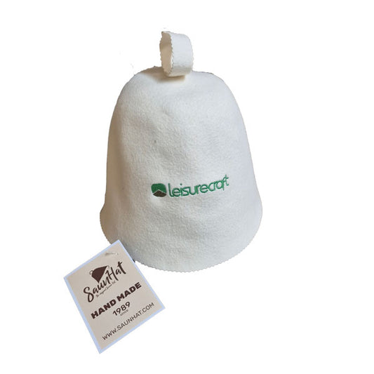 Leisurecraft Sauna Hat - White
