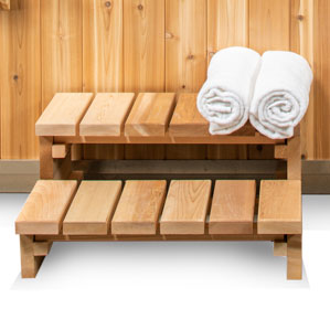 Cedar Steps for Cold Plunge & Hot Tubs