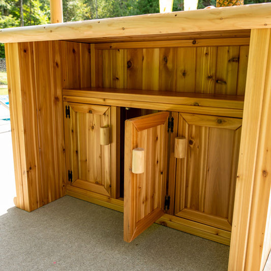 Leisurecraft Tiki Bar Cabinets
