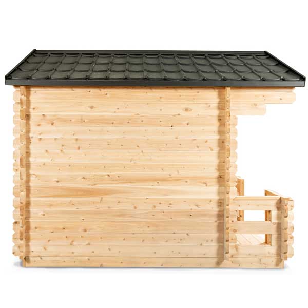 Georgian Cabin Sauna with Porch