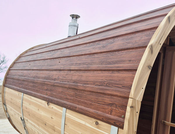 Leisurecraft Metal Shingle Roof Kit for Barrel Saunas