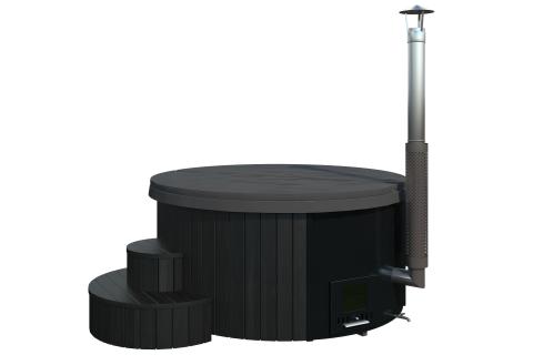 SaunaLife Model S4 Soak Series Home Wood-Burning Hot Tub
