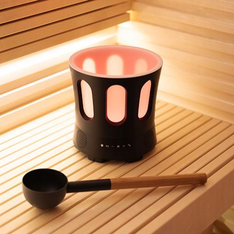 SaunaLife Zone Bluetooth Sauna Bucket and Ladle Set