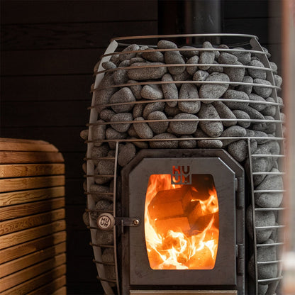 HUUM HIVE Wood-Burning Sauna Stove Package - 08_lifestyle_flame.jpg