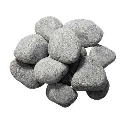 Saunum Sauna Heater Stones, Rounded Olivine, 5-10cm, 33lbs