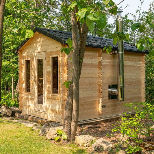 Georgian Cabin Sauna with Changing Room