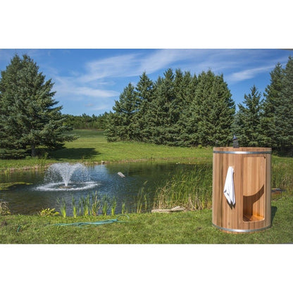 Rainbow Outdoor Shower (Knotty/Clear Red Cedar)