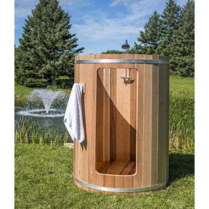 Rainbow Outdoor Shower (Knotty/Clear Red Cedar)