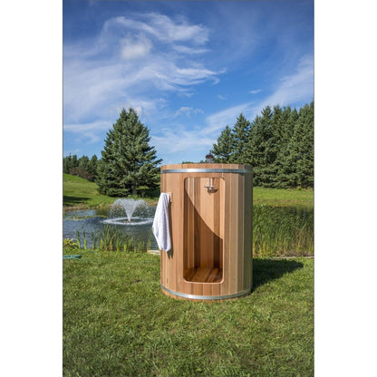 Rainbow Outdoor Shower (Knotty/Clear Red Cedar)