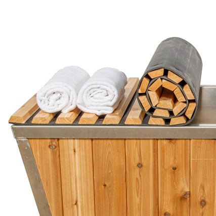 Roll Up Cover 32-1/4"x70" for Leisurecraft Polar Cold Plunge Tub